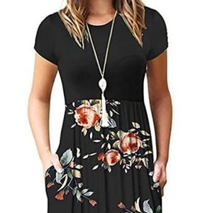 Maxi dress with pockets